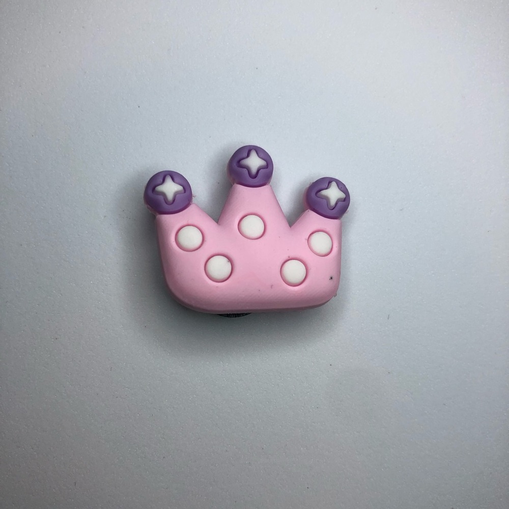 5/$10 Crown Crocs Charm